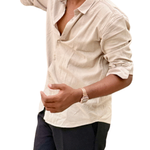 Irish Linen Shirt – Desert Birch