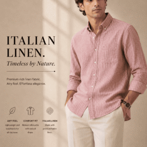 Linen Pinstripe Shirt