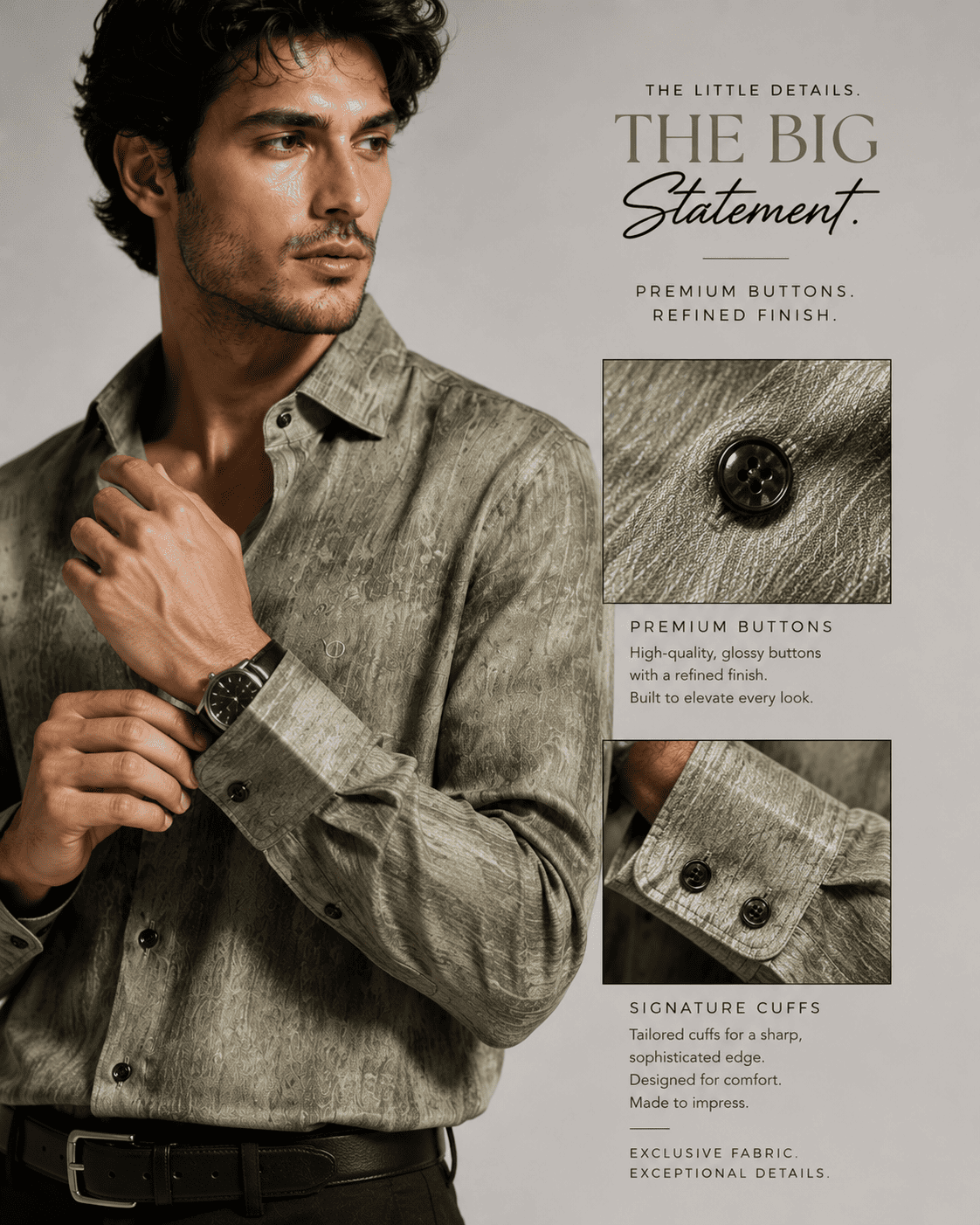 Club Wear Tissue Crush Shirt - Image 3