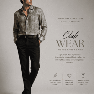 Club Wear Tissue Crush Shirt