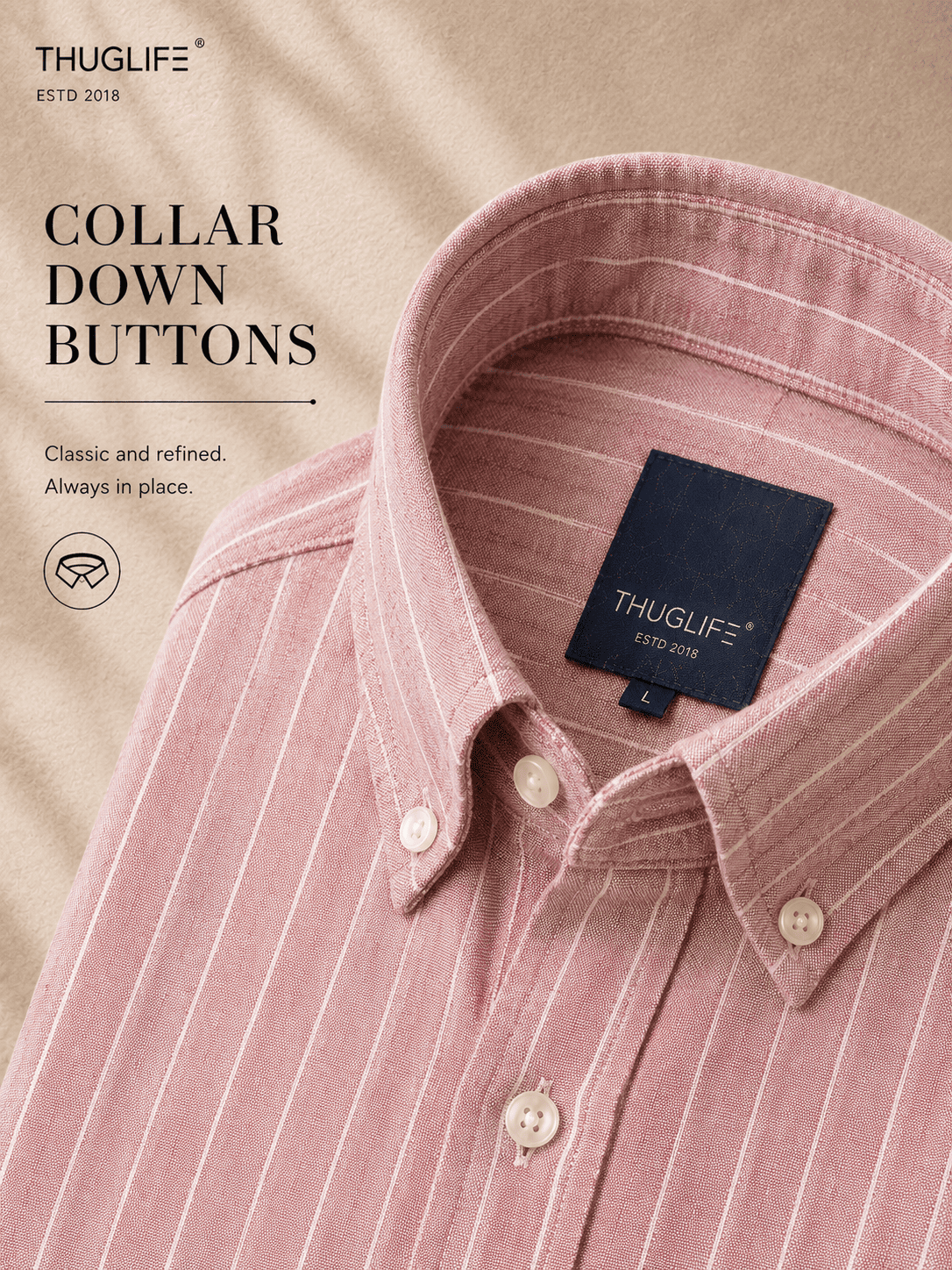 Linen Pinstripe Shirt - Image 3
